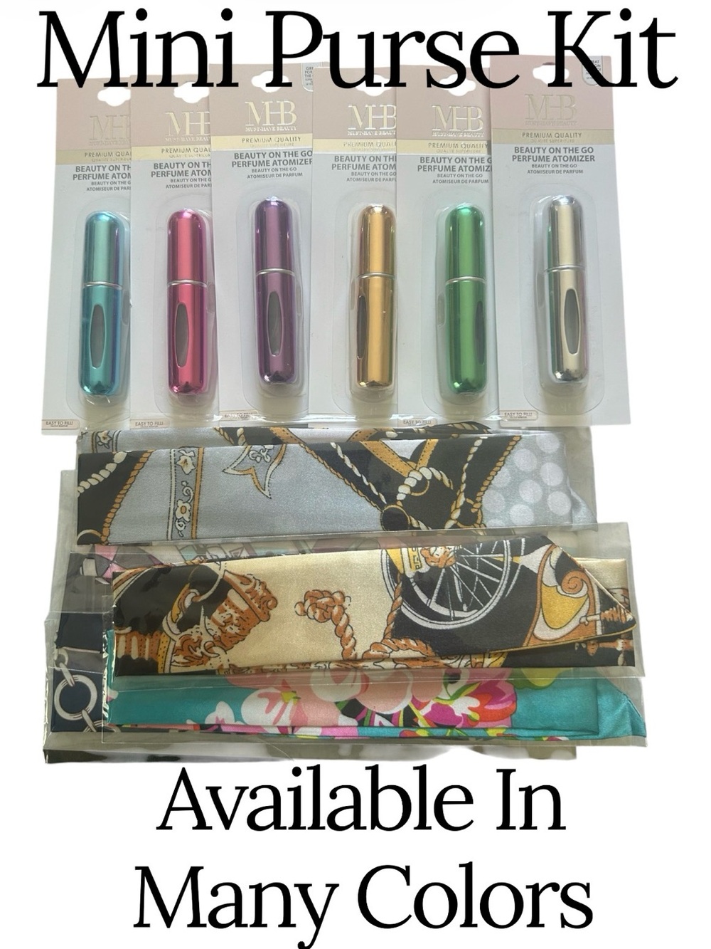 MHB Fragrance Atomizer & Purse Scarf
